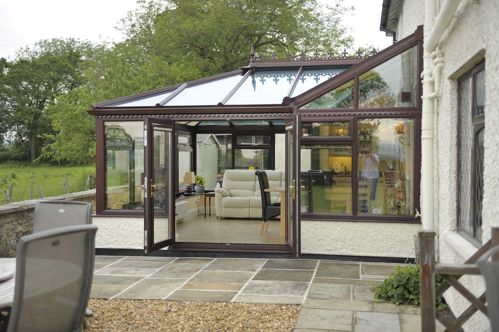 p shaped conservatory