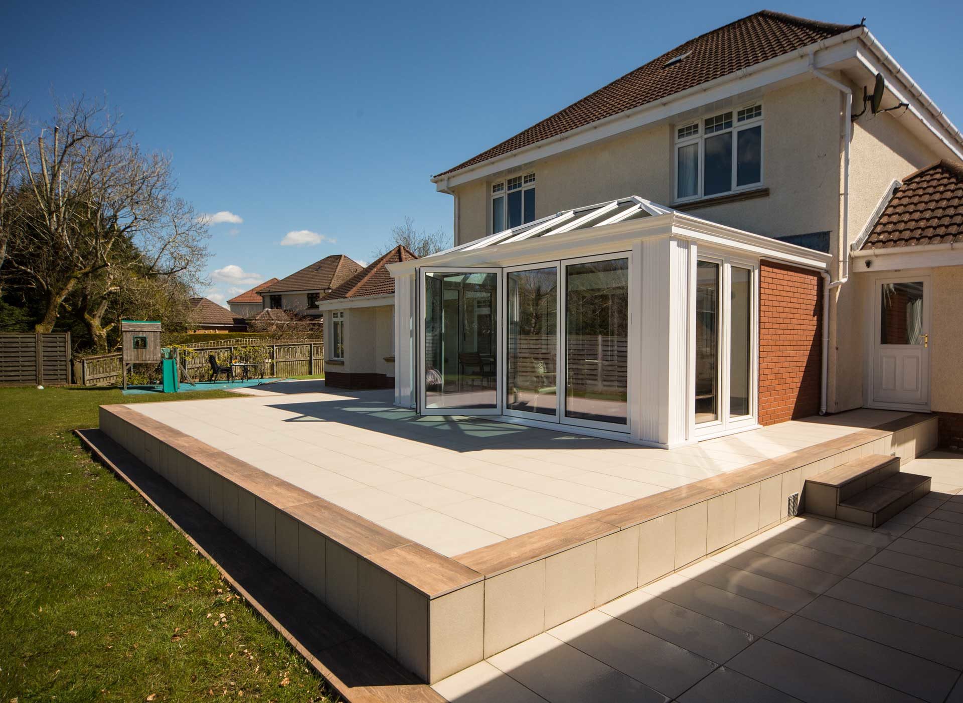 exterior back view orangery