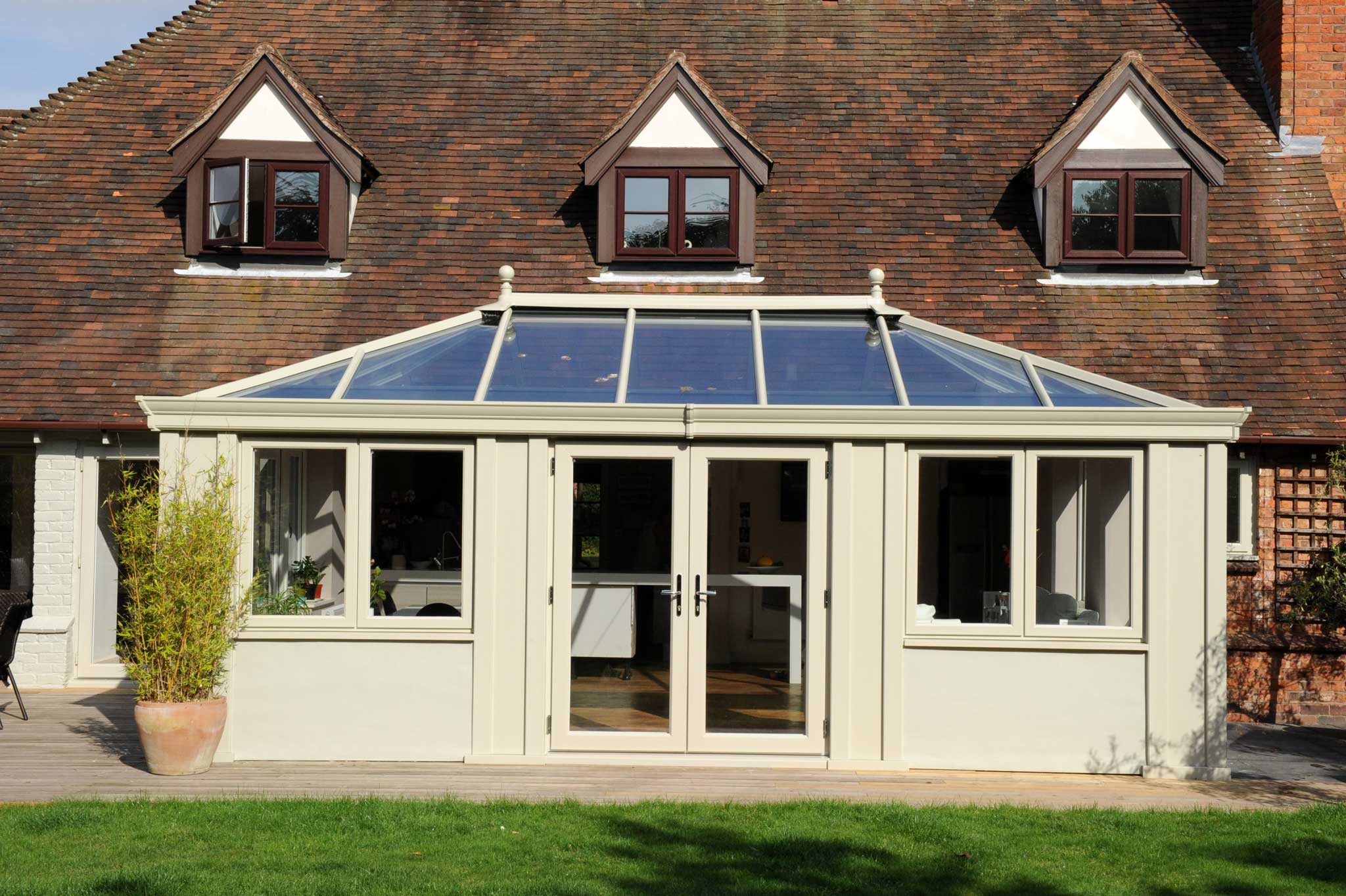 glass roof conservatory